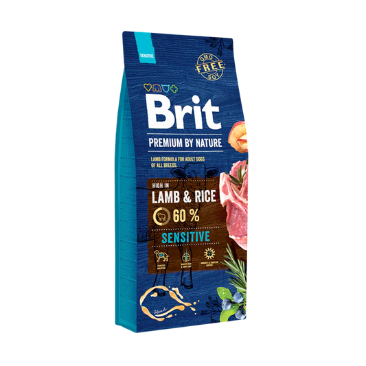 BRIT PREMIUM SENSIBLE À L'AGNEAU – 15KG