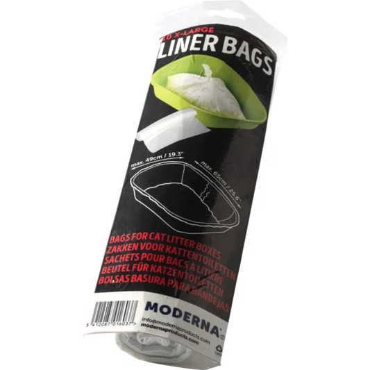 MODERNA - 10 SACHETS POUR BAC A LITIÈRE