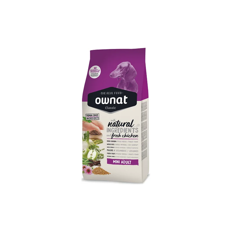 OWNAT - CROQUETTE POUR CHIEN MINI ADULTE 