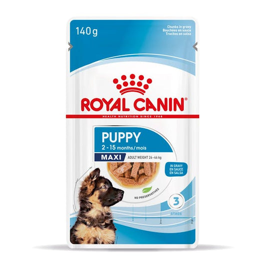 ROYAL CANIN – POCHON CHIOT MAXI – 140G