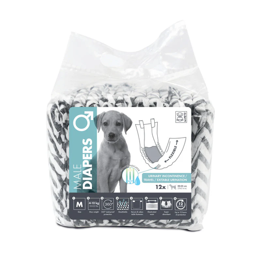 CANAPÉS CHIEN MÂLE M – 12 PCS