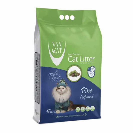 VAN CAT - LITIÈRE AGGLOMÉRANTE NATURELLE/PARFUMÉE - 10KG